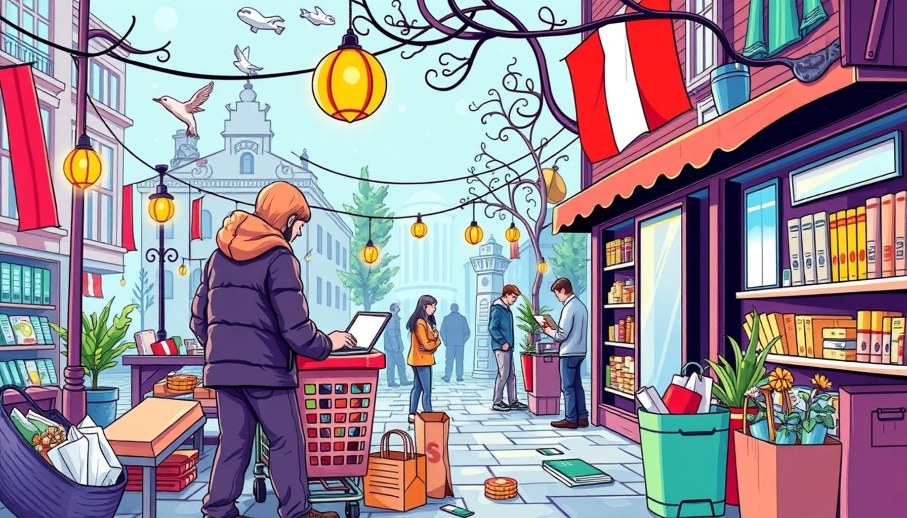 The development of e-commerce platforms and their effects on local businesses in Germany.